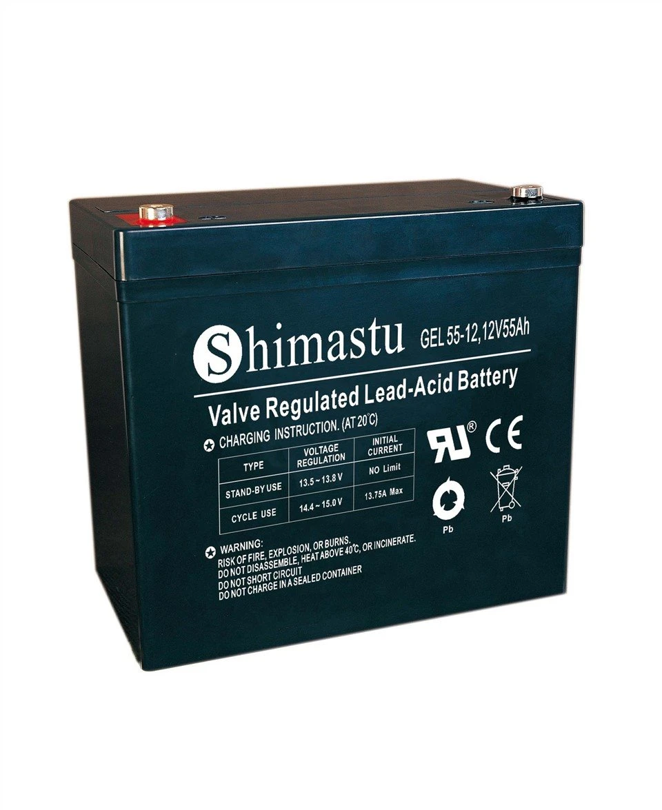 12V 55Ah GEL ব্যাটারি