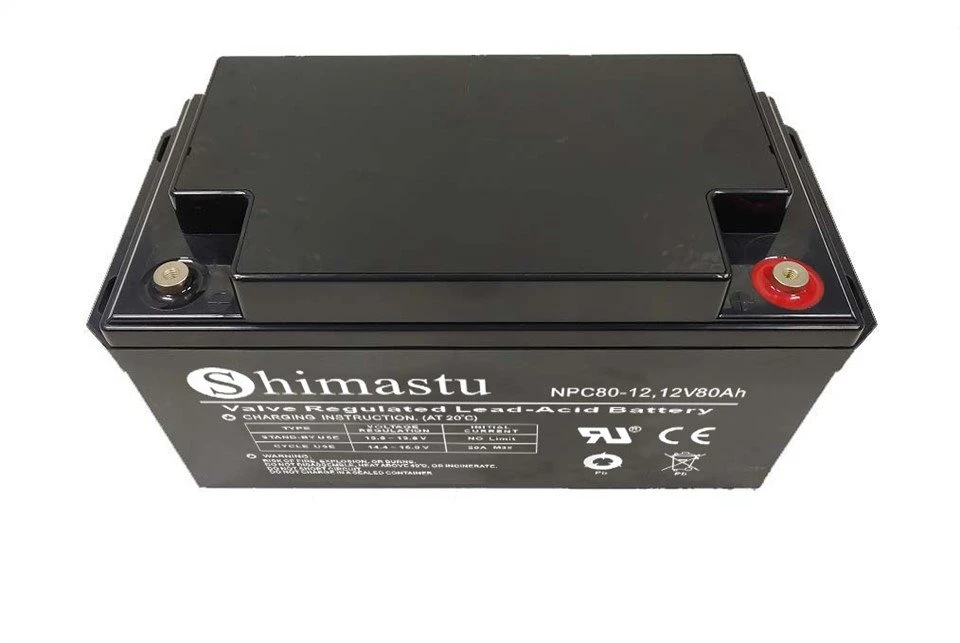 12V 80Ah ডিপ সাইকেল ব্যাটারি
