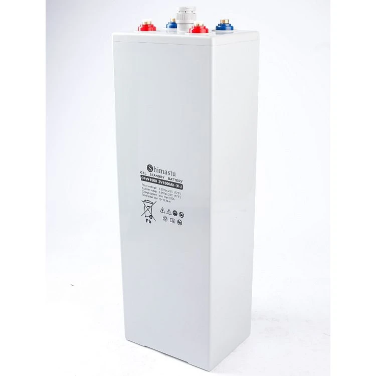 OPzV টিউবুলার GEL ব্যাটারি 2V1500AH